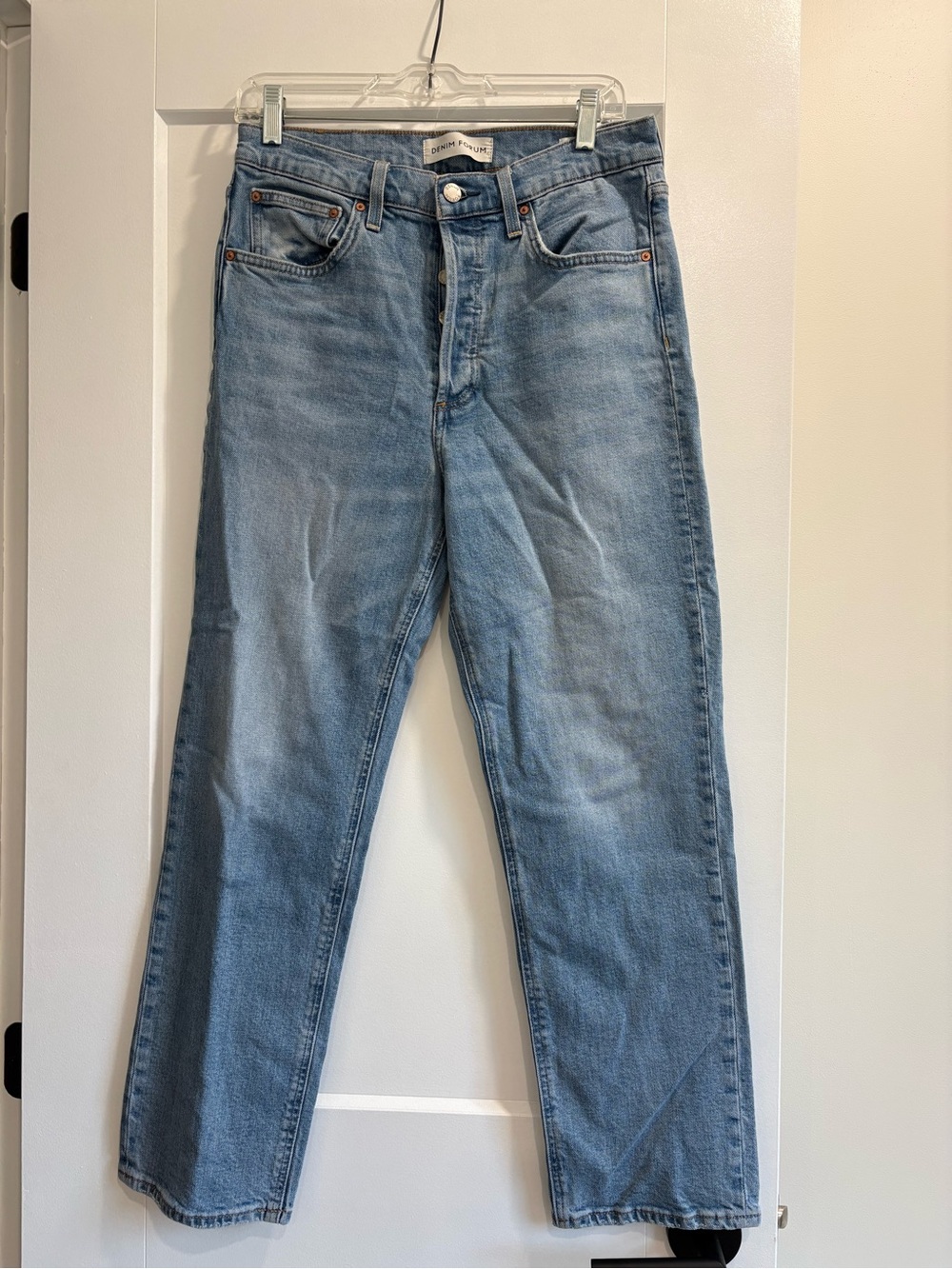 Denim Forum Women’s Light Blue Straight Jeans